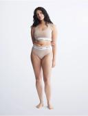 Plus Size Modern Cotton Naturals Bralette Neutral 1x