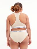 Plus Size Modern Cotton Naturals Bralette Neutral 3x