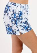 Plus Size Plus Size 2"-3" Board Shorts UPF 50+ | Blue Blooms | by Calypsa |