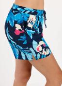 Plus Size Plus Size 4" Board Shorts UPF 50+ | Midnight Bloom | by Calypsa |