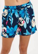 Plus Size Plus Size 4" Board Shorts UPF 50+ | Midnight Bloom | by Calypsa |