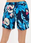 Plus Size Plus Size 4" Board Shorts UPF 50+ | Midnight Bloom | by Calypsa |