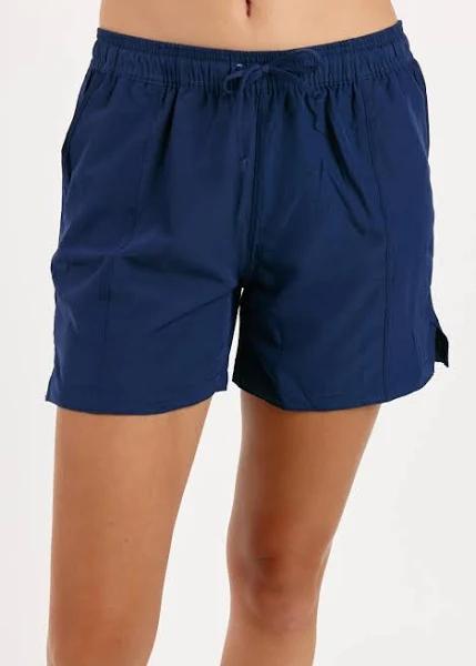 Plus Size Plus Size 4" Board Shorts UPF 50+ | Navy | by Calypsa |