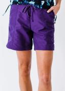 Plus Size Plus Size 7" Board Shorts UPF 50+ | Eggplant | by Calypsa |