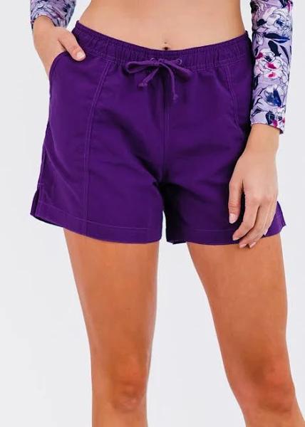 Plus Size Plus Size Board Short For Ladies | Eggplant | by Calypsa |