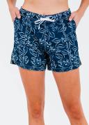 Plus Size Plus Size Board Short For Ladies | Navy Blooms | by Calypsa |