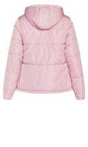 Plus Size Puffa Street Wise Jacket in Peony, Size 22 | City Chic
