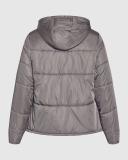Plus Size Puffa Street Wise Jacket in Platinum, Size 20 | City Chic