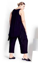 Plus Size Tunic Transform Top in Black, Size 12/2XS | City Chic