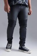 Plus Skinny Fit Coated Biker Jean
