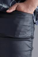 Plus Skinny Fit Coated Biker Jean