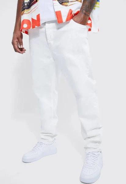 Plus Skinny Stretch Hem Distressed Jean