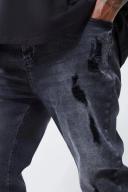 Plus Skinny Stretch Multi Rip Jeans