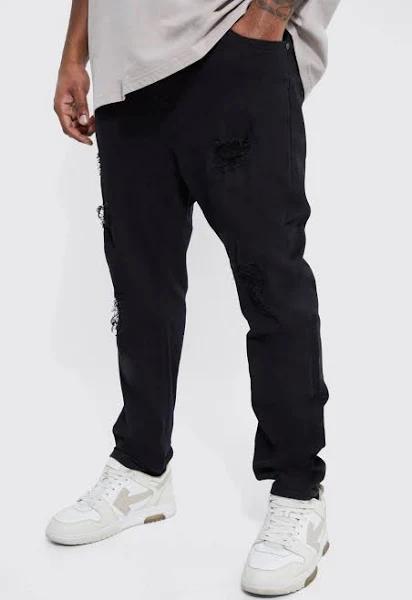 Plus Skinny Stretch Rip and Repair Jean