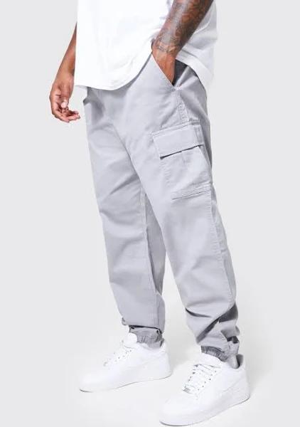 Plus Slim Fit Cargo Trousers