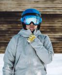POC Fovea Clarity Comp Goggles: Uranium Black/Blue Mirror