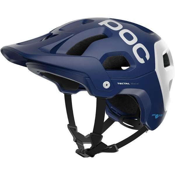 POC Tectal Race Spin Helmet Lead Blue/Hydrogen White XL/XXL