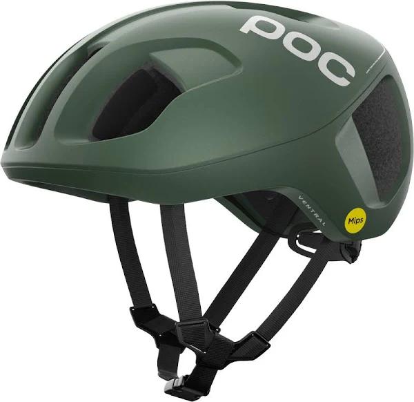 POC Ventral MIPS Road Helmet Epidote Green Metallic/Matte Medium