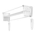 Polder Wall-mount 24-Inch Accordion Clothes Dryer White