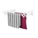 Polder Wall-mount 24-Inch Accordion Clothes Dryer White