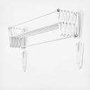 Polder Wall-mount 24-Inch Accordion Clothes Dryer White