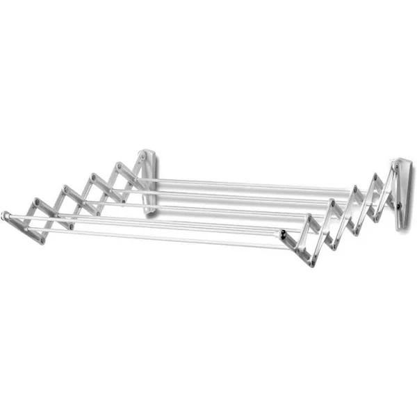 Polder Wall-mount 24-Inch Accordion Clothes Dryer White