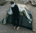 Poler Two Person Lightweight Camping Tent 2 Man Ginger/Black