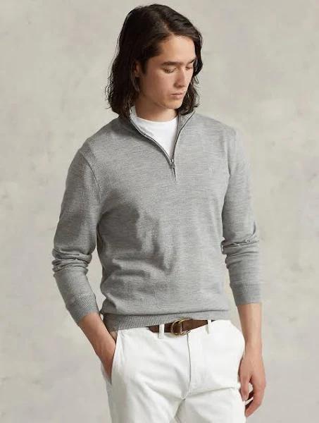 Polo Golf Ralph Lauren Half Zip Knit - Andover Heather, L