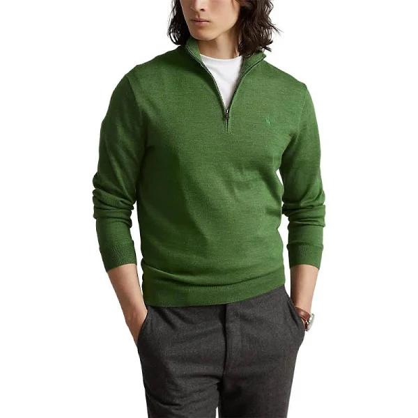 Polo Golf Ralph Lauren Half Zip Knit - Cargo Green, XXL
