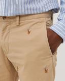Polo Ralph Lauren All Over Pony Logo Slim Fit Chinos in beige-Neutral