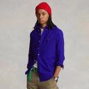Polo Ralph Lauren Classic Fit Garment-Dyed Oxford Shirt in Blue XS