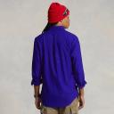 Polo Ralph Lauren Classic Fit Garment-Dyed Oxford Shirt in Blue XS
