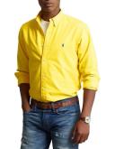 Polo Ralph Lauren Classic Fit Garment-Dyed Oxford Shirt in Orange XXL