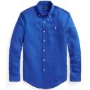 Polo Ralph Lauren Classic Fit Linen Shirt Blue M