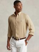 Polo Ralph Lauren Classic Fit Linen Shirt Blue M