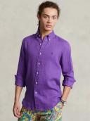 Polo Ralph Lauren Classic Fit Linen Shirt Blue M