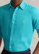 Polo Ralph Lauren Classic Fit Linen Shirt in Blue S