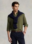 Polo Ralph Lauren Classic Fit Linen Shirt in Green XXL