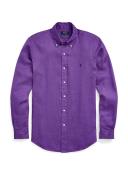 Polo Ralph Lauren Classic Fit Linen Shirt in Purple XXL