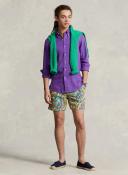 Polo Ralph Lauren Classic Fit Linen Shirt in Purple XXL