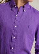 Polo Ralph Lauren Classic Fit Linen Shirt in Purple XXL