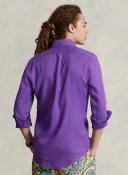 Polo Ralph Lauren Classic Fit Linen Shirt in Purple XXL
