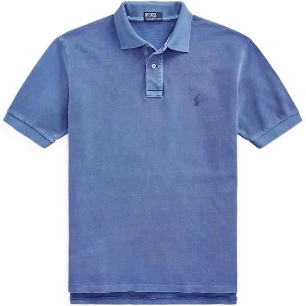 Polo Ralph Lauren Cotton Mesh Polo Shirt - Blue - M