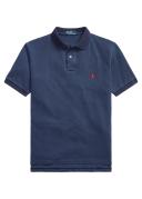 Polo Ralph Lauren Cotton Mesh Polo Shirt - Navy - XXL