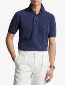 Polo Ralph Lauren Cotton Mesh Polo Shirt - Navy - XXL