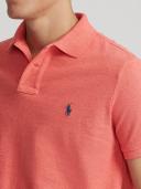 Polo Ralph Lauren Custom Slim Fit Mesh Men's Polo Shirt - Highland Rose Heather