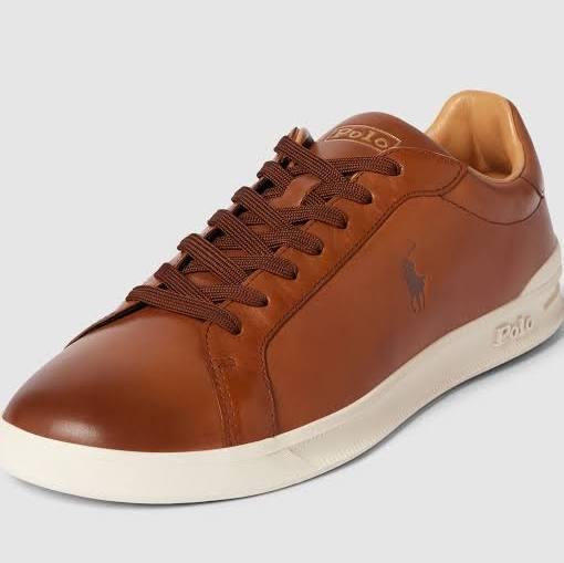 Polo Ralph Lauren Leather Sneakers - Brown - 12