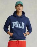 Polo Ralph Lauren - Men's Blue Hoodies - Rl Fleece Logo Hoodie - Size XXL at The Iconic