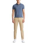 Polo Ralph Lauren Men's Custom Slim-Fit Cotton Mesh Polo Fall Royal