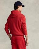 Polo Ralph Lauren - Men's Red Hoodies - Logo Fleece Hoodie - Size L at The Iconic